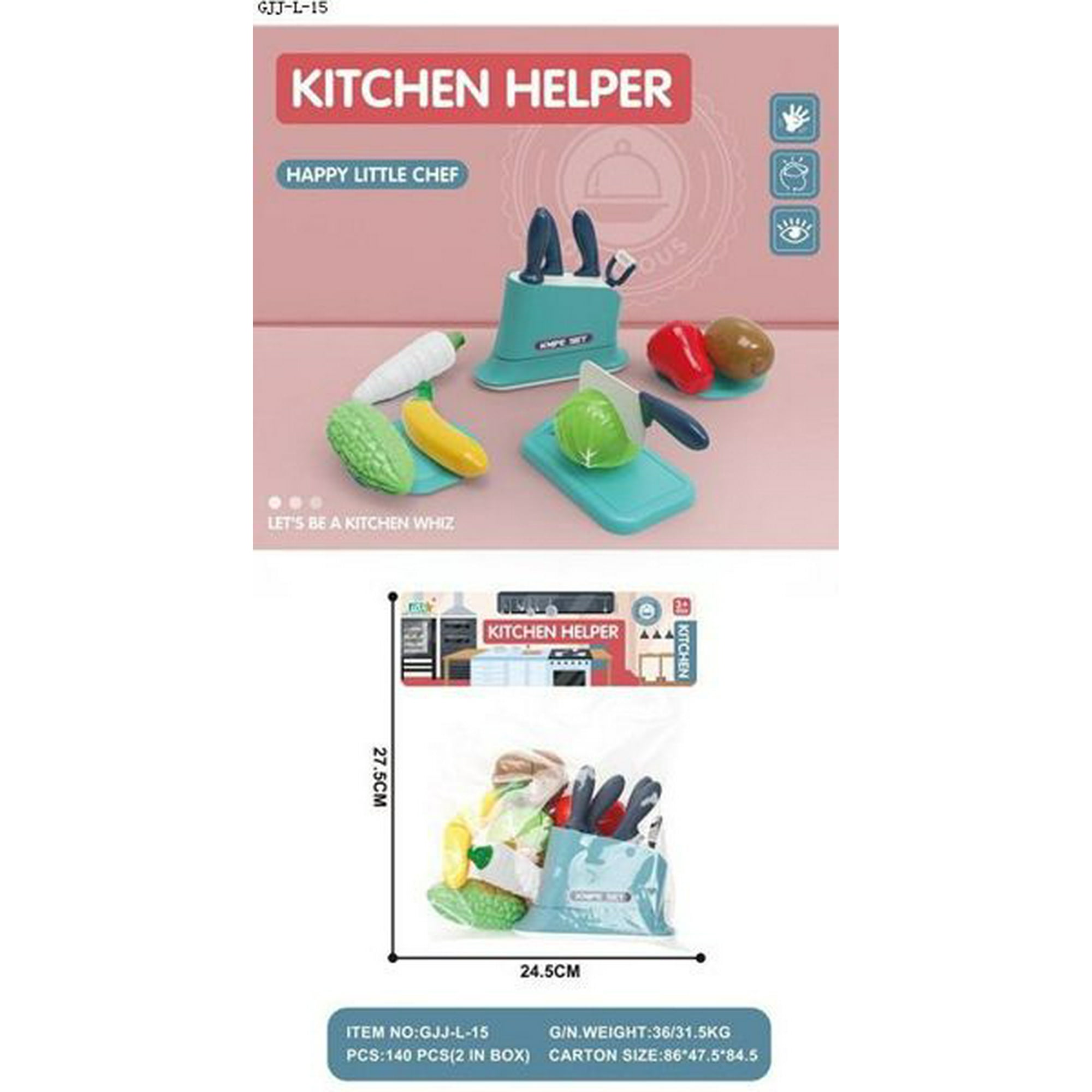 Genérico - Set De Cocina Mini Maleta 25 Piezas
