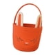thumbnail image 1 of Cesta De Pascua Tejida Con Orejas De Conejo, Organizador De Almacenamiento Para Niños, Niñas Y Niños, Color Naranja, 1 of 5