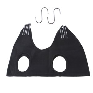 Ioensy - Pet Cat Grooming Hamaca Restricción Toalla Bolsa Para Baño Recorte De Uñas L Negro