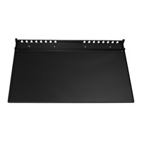 Magideal - Estante De Bandeja De Caballete De Aleación De Aluminio Para Exteriores, Desmontable, Duradero, Ligero, Almacenamiento Práctico, Estante De Bocetos De Negro