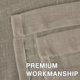 thumbnail image 4 of Cortinas de lino semitransparente H.VERSAILTEX, 2 paneles, 132 x 137 cm, color topo, 4 of 7