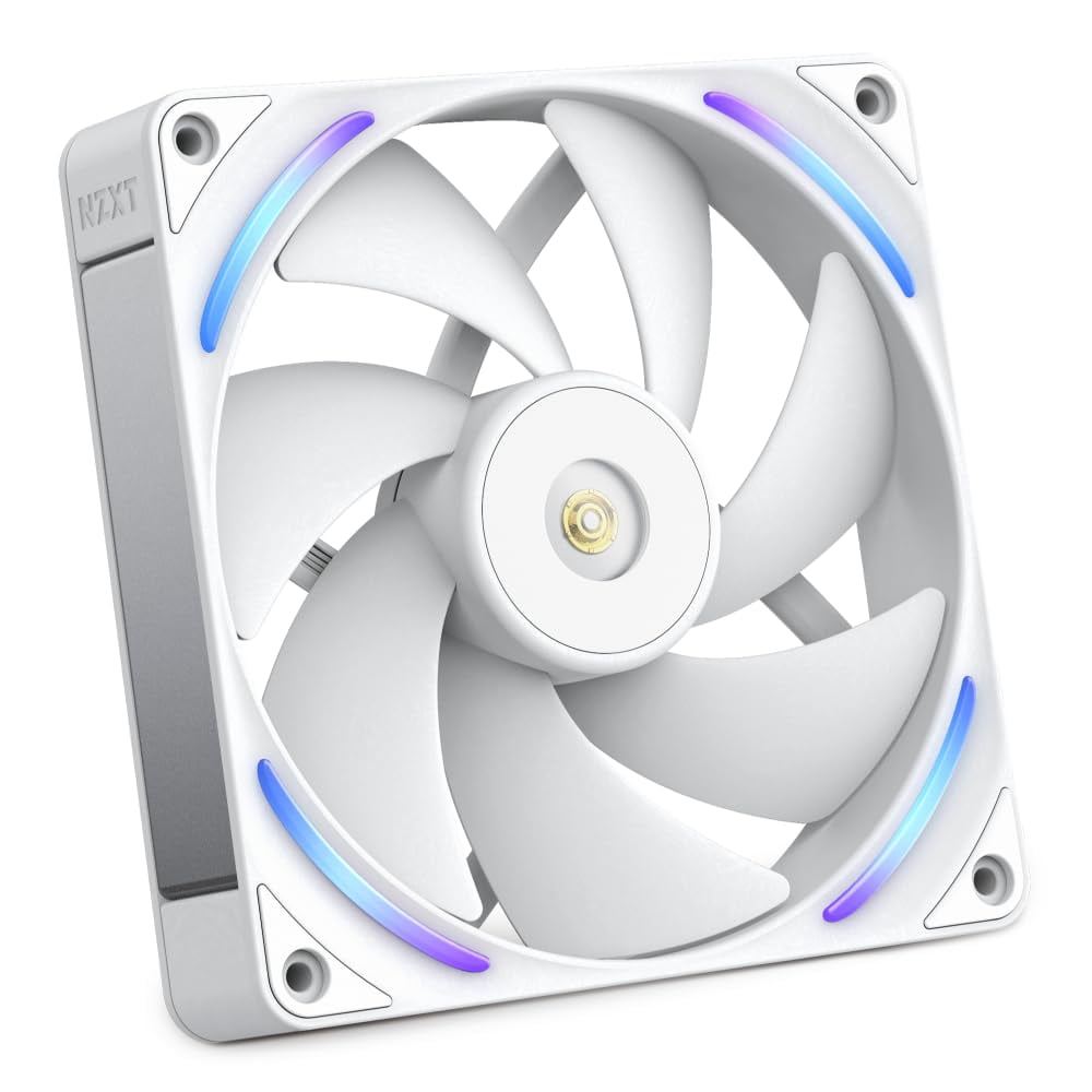 Ventilador De Caja Nzxt F140x Performance 140 Mm Pwm Rgb Blanco