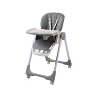Babymine - Silla De Comer Plegable Evolution Gris
