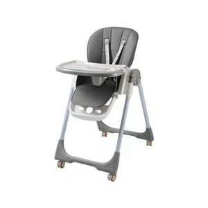 Babymine - Silla De Comer Plegable Evolution Gris