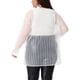 thumbnail image 3 of Agnes Orinda Disfraces de Halloween Camisa de Mujer Tallas Grandes Malla Transparente Manga Larga Abotonada Blusas Transparentes 1X Blanco, 3 of 7