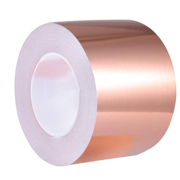 Cinta de lámina de cobre AIYUNNI de 10 cm x 10 m con adhesivo de doble cara