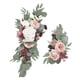 thumbnail image 5 of Flor Artificial Swag Hojas Verdes Colgando Para Telón De Fondo Fiesta Boda Coche Blanco Rosa Púrpura, 5 of 5