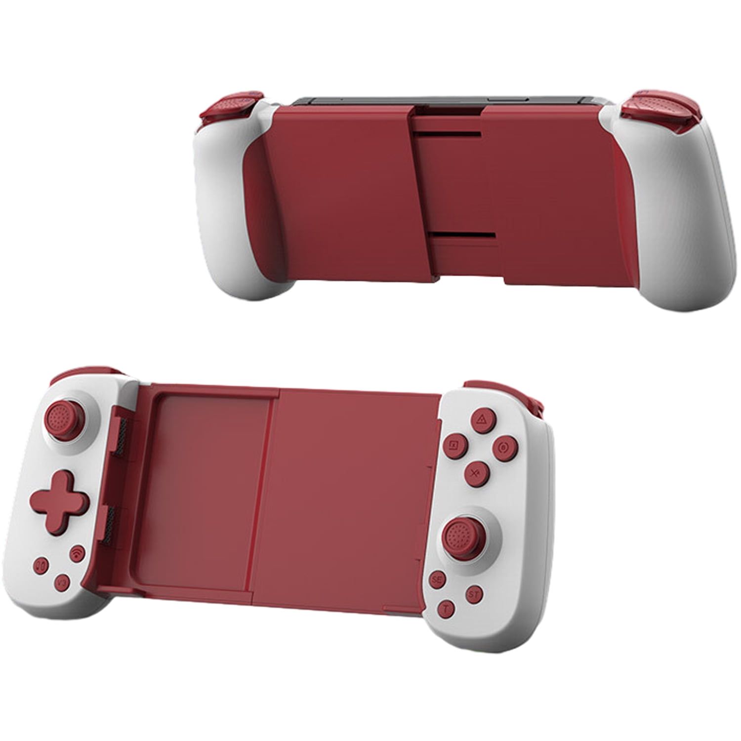 Controlador Inalámbrico Aaronmei D6 Estirable Bluetooth Blanco+rojo