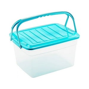 Reyplast - Caja Organizadora Rectangular Con Broche