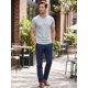 thumbnail image 2 of INSPIRE CHIC Camiseta de Hombre 100% Algodón Manga Corta Camiseta de Verano S Gris Claro, 2 of 5
