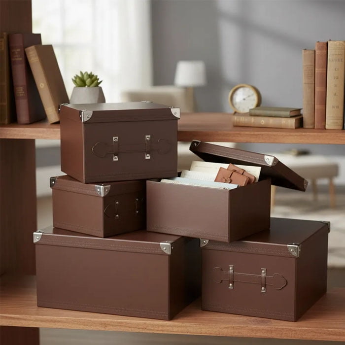 Bric - Cajas Organizadoras Para Almacenamiento Con Tapa Set De 5