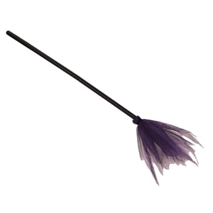 Bothyi - Bruja De Halloween Escoba Bruja Volando Fieltro Para Fiesta Decoración De Halloween Púrpura