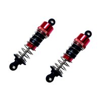 Magideal - 2Pcs Rc Car Trasero Trasero Absorbentes De Choque Hidráulico Reemplazando Piezas Rc Resistentes Para 16207 16208 1:16 Rc Modificación Del Automóvil