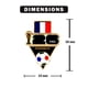 thumbnail image 3 of Pin de solapa HONAV Copa Mundial de la FIFA 2026 Francia Fútbol, 3 of 3