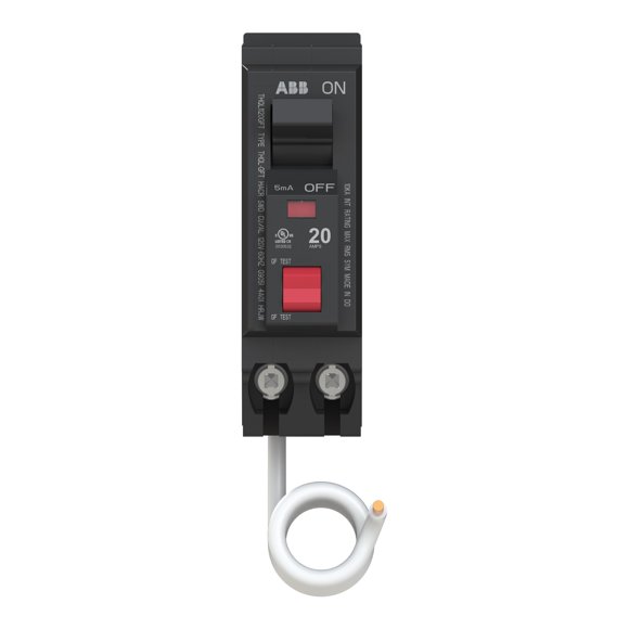 Interruptor de circuito ABB Q‑Line 20 A 120/240 V 10 kA GFCI
