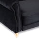 thumbnail image 4 of Sofá Futon 3 Cuerpos Con Capitone Negro, 4 of 11