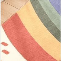 Genérico - Alfombra Shaggy Bajada De Cama 60X160 Cm