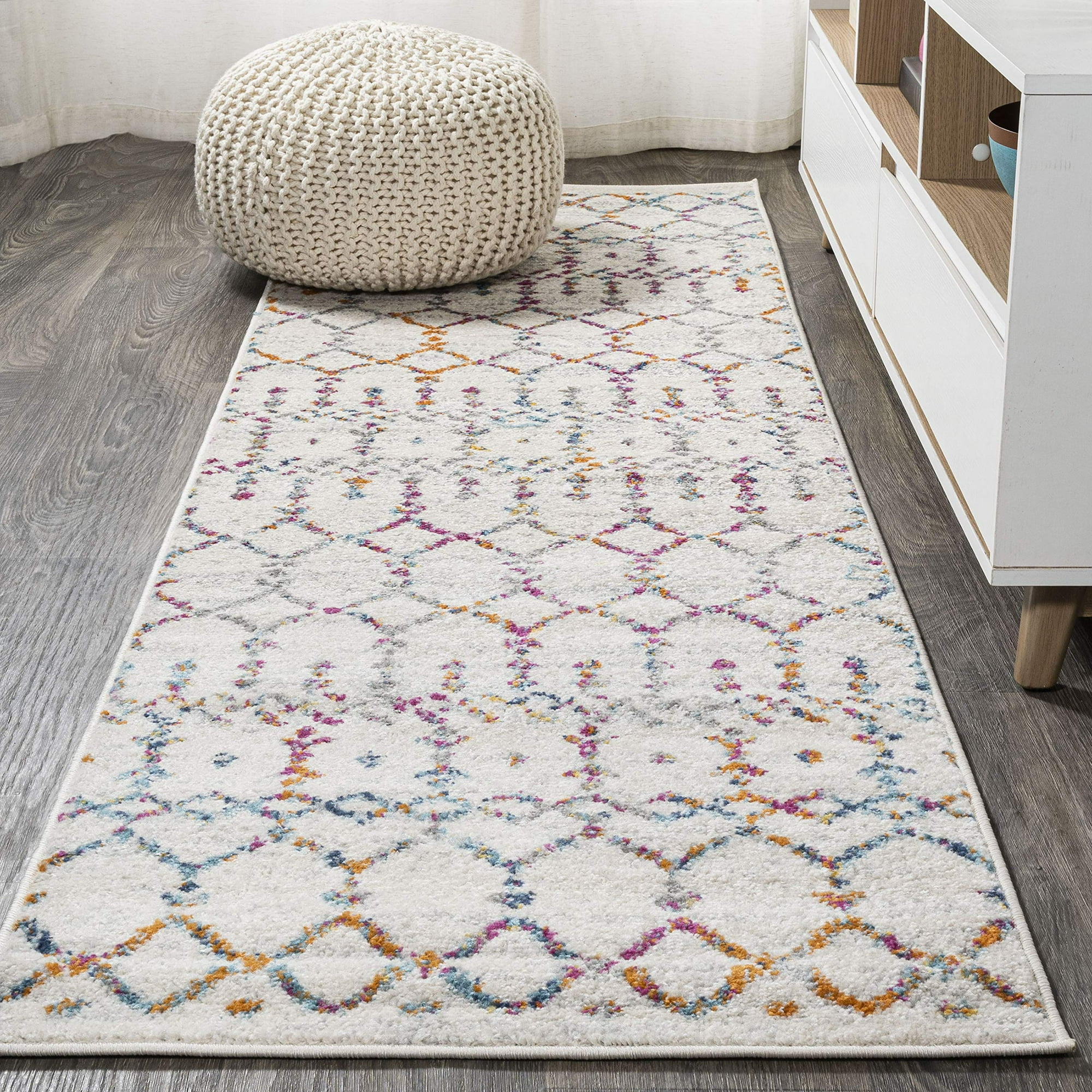 Alfombra Runner Jonathan Y Moroccan Hype Boho Vintage De 2 X 3 M