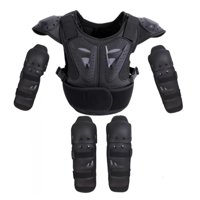 Magideal - Rodilleras De Para Motocicleta Para Niños, Coderas, Equipo De Moto De Cross Transpirable Ajustable Para Niños, Para Ciclismo, Esquí Y Motocic S