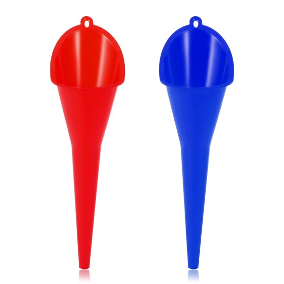 Embudo ZNDAW 2 unidades 29 cm cuello largo azul y rojo