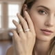 thumbnail image 5 of Anillos de Moissanita Dorada para Mujer Juegos de Anillos Nupciales de Moissanita Color D VVS1 Juego de Anillos de Boda de Diamante Anillo de Compromiso de Plata Esterlina 925 Talla 5-9, 5 of 9