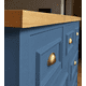 thumbnail image 3 of Cómoda 7 Cajones Mueble de Madera Nativa para Dormitorio - Azúl Marino - 120x40x90 cm, 3 of 3