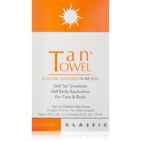 Tantowel - Toalla Autobronceadora, Tamaño Mediano, Profundo, Clásica, 10 Unidades