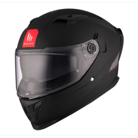 Mt Helmets - Casco Para Moto Mt Ff128Sv Braker Sv Solid A1 Negro Mate S