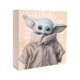 thumbnail image 1 of Cartel de madera plateado con diseño de Buffalo Star Wars The Mandalorian, 1 of 5