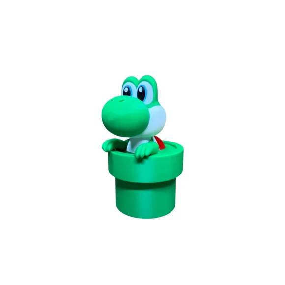 Figura Yoshi en tubería