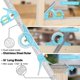 thumbnail image 4 of Juego de herramientas SHALL Rafter Square y Combination Square de 7 y 16 pulgadas, 4 of 7