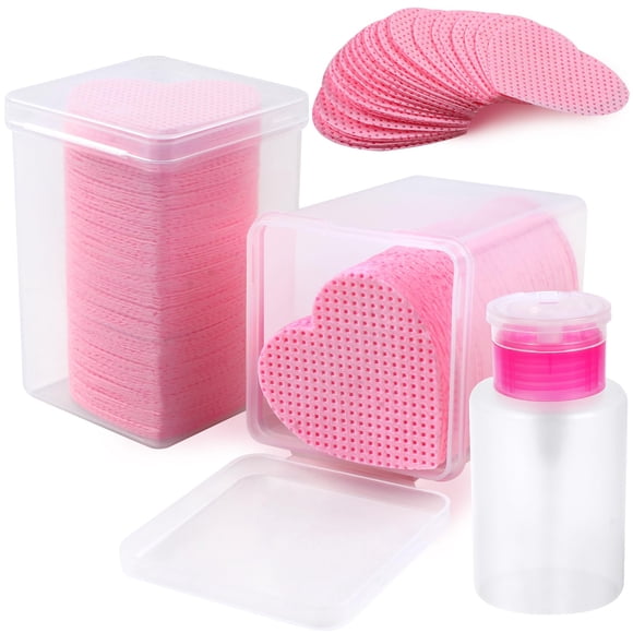 Toallitas de algodón ZCDPFCBD 400 uds rosa para pegamento de pestañas