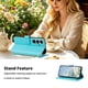 thumbnail image 3 of Funda Billetera Floral en Relieve samsung galaxy S26 FE con Tarjetero y Cremallera Verde, 3 of 6