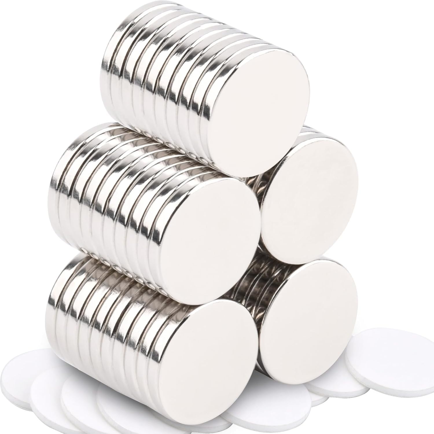 Genérica - 10pcs Imanes Neodimio Imanes Súper Fuertes De 15mm*15mm*3mm Redondo