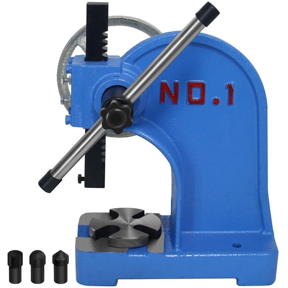 Prensa de taller HAowosi de 1 tonelada con manivela de 140 mm