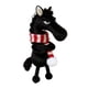 thumbnail image 4 of Llavero De Peluche De Caballo, Divertido Llavero Colgante Para Hombres Y Mujeres, Regalo De Cumpleaños Negro, 4 of 5