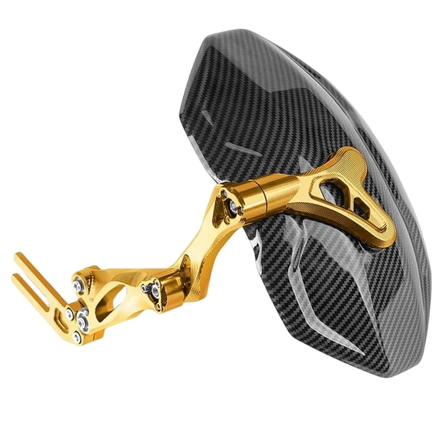Guardabarros trasero portátil para motocicleta, piezas de repuesto CNC, guardabarros fácil de instalar, guardabarros modificado para motocicleta M3 Dorado