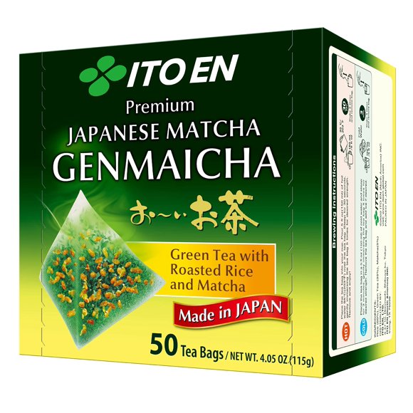 Té verde en bolsitas ITO EN Matcha Genmaicha, 50 unidades