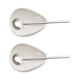 thumbnail image 1 of Bandeja de pesaje de granos de café, tazas dosificadoras de granos de café con cucharas, cuencos de pesaje de granos de café para cafetería, hogar, 2 tazones 2 cucharas, 1 of 5