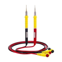 Magideal - Multímetro Juego De Punta De Prueba Eléctrica Accesorios De Pin Voltímetro Con Cable De Silicona Y Cobre Dorado Adecuado Para Electricistas Talleres D
