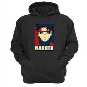 Genérico - Poleron Canguro Naruto Gris Oscuro Talla S Unisex