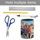 thumbnail image 5 of Willy Wonka-theme Cylinder Pen Holder Pencil Organizer with Flannel Lining PVC Leather Material Cardboard Base for study work 10*8CM, 5 of 6