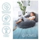 thumbnail image 2 of Cojín Maternal De Lactancia Embarazadas Almohada Babynest Gris, 2 of 3