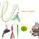 thumbnail image 5 of Túnel para gato CATENEED plegable verde con 5 juguetes, 5 of 7