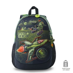 Mochila Niño Explorer Ship Grande Verde Totto