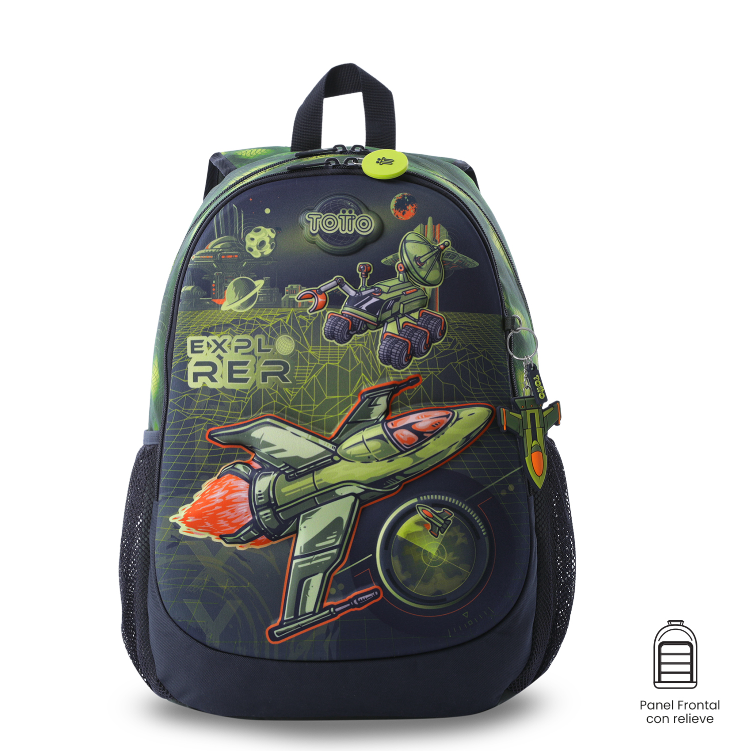 Mochila Niño Explorer Ship Grande Verde Totto