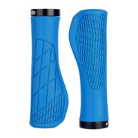 Magideal - 2X Empuñaduras De Manillar De Bicicleta Empuñaduras De Manillar De Bicicleta Accesorios De Ciclismo Antideslizantes Empuñaduras De Repuesto Para Bicic Azul