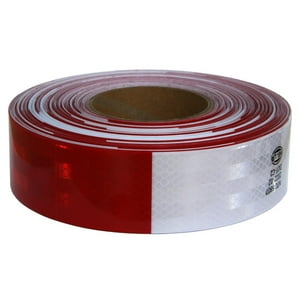 Hella - Cinta Reflectanteante Rollo X 45.7M Simetrica Roja/Blanca Negro