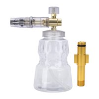 Ioensy - Pulverizador De Espuma A Presión Para Lavado De Autos, Botella De Espuma De Gran Capacidad De 1 L Para Jardín, Adaptador C