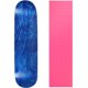 thumbnail image 1 of Tabla de skateboard Moose 7.75" azul con lija rosa, 1 of 1